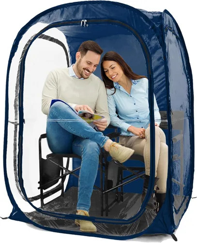 Miniatura 17 de WeatherPod® Pop-Up Sports Tent 1-2 Person – Instant Setup MyPod™ Original Shark Tank All-Weather Shelter for Outdoor Sports, Rain, Wind & Cold