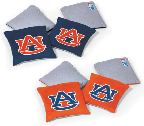 Miniatura 40 de Wild Sports - Puf de doble cara NCAA College de 8 unidades, bolsas de lanzamiento prémium para juego de cornhole, ideal para portones traseros