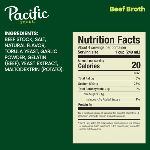 Miniatura 2 de Pacific Foods - Caldo de res, caja de 32 onzas