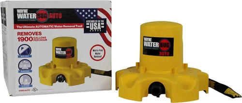 Miniatura 11 de Wayne WaterBUG Bomba automática para cubierta de piscina, bomba de agua sumergible protegida contra congelación para cubiertas de piscina