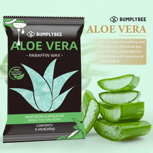 Miniatura 3 de BUMPLYBEE Cera de Parafina para Manos y Pies, Paquete de 10 Recargas de Cera de Parafina con Aloe Vera para Máquina de Cera de Parafina, Baño