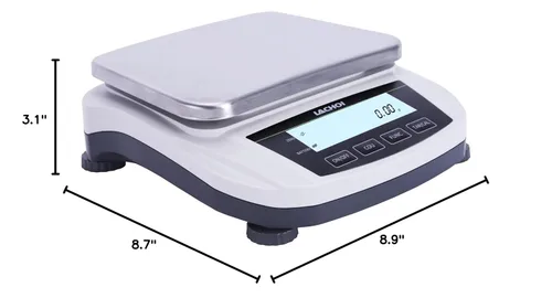 Báscula digital de 0.00 oz, 176.37 oz, escala de precisión de laboratorio, 0.00 oz, precisión con pantalla LCD, balanza analítica de laboratorio de