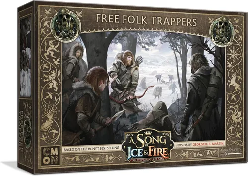 CMON Caja de unidad de tramperos folclóricos gratis en miniatura de una canción de hielo y fuego. ¡Domina el arte de las tácticas astutas! Juego de