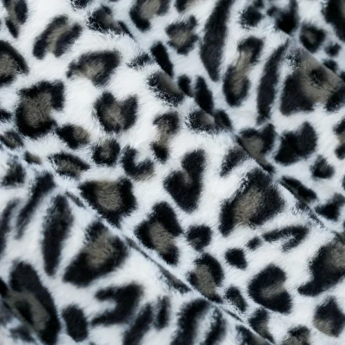 Miniatura 6 de Velboa Manta de Leopardo Súper Suave de Doble Capa Ropa de Cama Funda Gruesa para Sofá Manta de Piel Sintética Peluda y Difusa