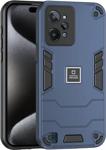 Miniatura 5 de Funda compatible con Huawei Y9 Prime (2019), compatible con Huawei Y9 Prime (2019) 4G STK-L21 2 en 1 [PC duro + TPU], funda de teléfono azul