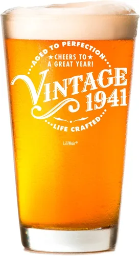 Miniatura 11 de Regalos de cumpleaños número 83 de 1942, vaso de cerveza para hombres y mujeres, regalo de cumpleaños para hombre y mujer que cumple 83 años, ideas