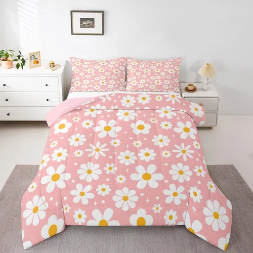 Miniatura 13 de Feelyou Juego de edredón con estampado de elefante étnico para niñas y niños, edredón de elefante, estilo bohemio exótico, juego de ropa de cama