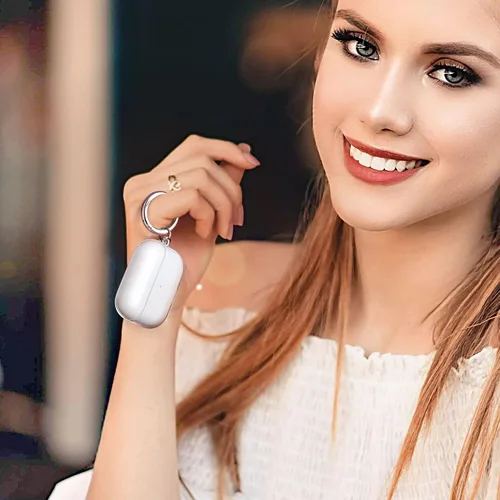 Miniatura 6 de ULAK Funda transparente para Airpods Pro de 2ª/1ª generación 2022/2019, funda protectora transparente de TPU suave para Airpods Pro 2, funda