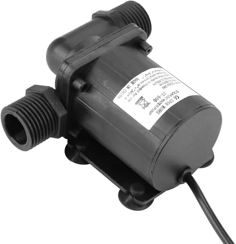Miniatura 6 de Bomba sumergible sin cepillo de la circulación ahorro de energía de la cabeza hidráulica de DC 24V del estanque de los peces de la bomba