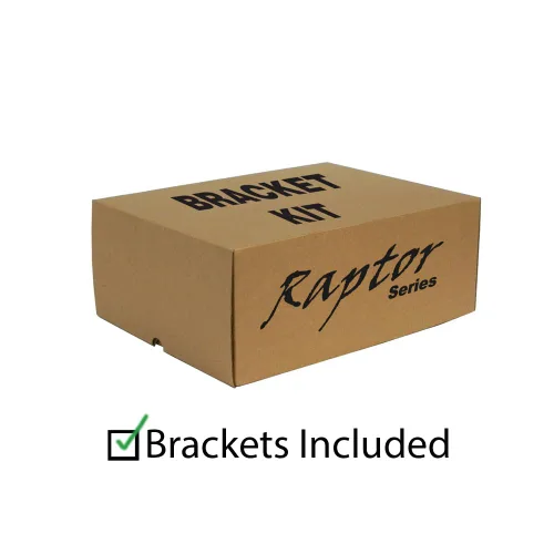 Miniatura 4 de Raptor Series Estribos de 5 pulgadas de aluminio negro compatible con Crew Cab 15-26 F-150 17-26 F-260/F-350 Super Duty