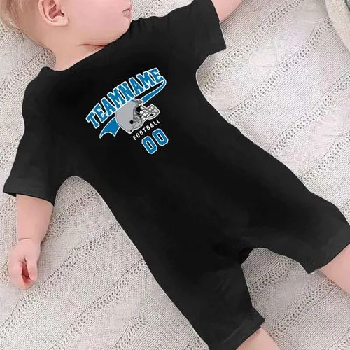 Miniatura 22 de Traje de fútbol personalizado para bebé, hace que tu bebé nombre y número de ropa de fútbol regalos