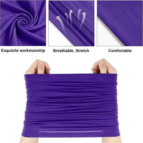Miniatura 5 de Geyoga 6 piezas de protección UV para el verano, polaina de cuello refrescante, ropa para la cara, polaina para cuello, bufanda, protector solar