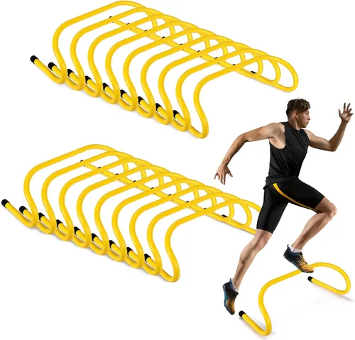 Wettarn 18 unidades de entrenamiento de velocidad de 6 pulgadas, obstáculos de entrenamiento de agilidad, obstáculos de entrenamiento duradero,