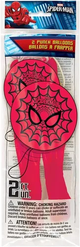Miniatura 2 de Unique Globos de bola de boxeo de Spider-Man - 16 pies Rojo 2 piezas