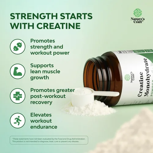 Miniatura 3 de Monohidrato de creatina micronizada en polvo para hombres y mujeres, creatina pura antes y después del entrenamiento para mujeres y hombres