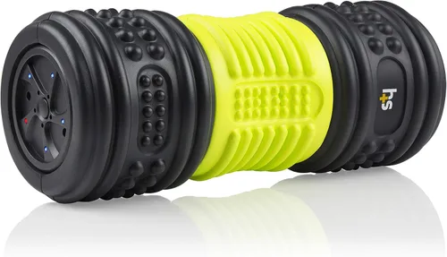 HealthSmart Rodillo vibratorio de 4 velocidades con espuma FSA/HSA elegible – Masaje de tejido profundo recuperación muscular y alivio del dolor