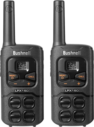 Miniatura 6 de Bushnell LPX150 Walkie Talkie Radio – Calidad fiable, diseño resistente, 0.5 W de potencia para 20 millas de alcance, radios bidireccionales