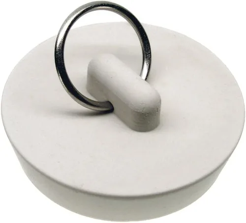 Miniatura 6 de Danco 35974B Tapón de drenaje de goma de 1 pulgada, blanco, 1 por bolsa