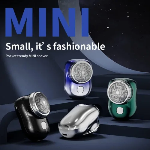 Miniatura 4 de Mini-Shave - Afeitadora eléctrica portátil, maquinilla de afeitar eléctrica mejorada 2023 para hombres, afeitadora de tamaño de bolsillo, afeitadora