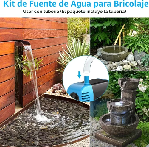 Miniatura 5 de POPOSOAP Bomba de Agua Solar 12W, Bomba de Fuente Solar de Agua con Bomba Sumergible de Estanque de 160GPH de Flujo Ajustable para Fuente Solar
