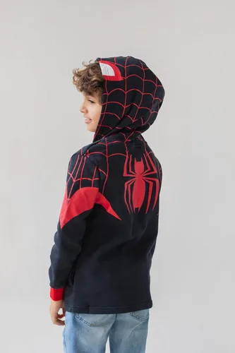 Miniatura 2 de Marvel Spider-Man Spider-Verse Venom - Sudadera con capucha y cremallera para niños pequeños y grandes