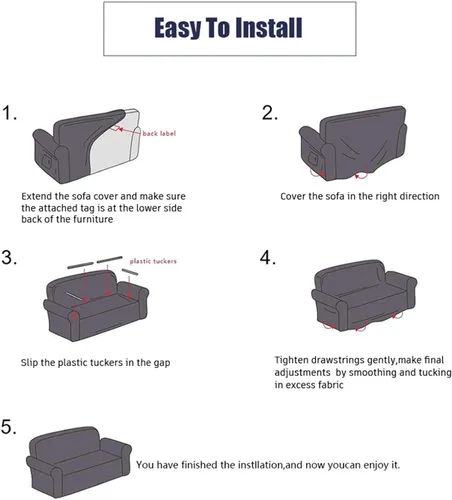 Miniatura 8 de Funda de sofá de felpa para sofá de 3 cojines, funda de terciopelo elástica para silla reclinable, protector de muebles y sofá biplaza