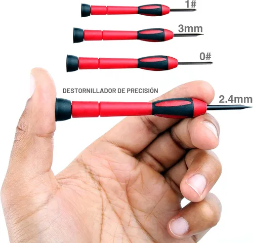 Miniatura 6 de Juego de herramientas DT9706 Apollo, Herramientas de precisión, 39 piezas Rojo