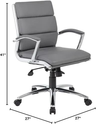 Miniatura 3 de Boss Office Products (BOSXK - Silla de oficina, color gris)