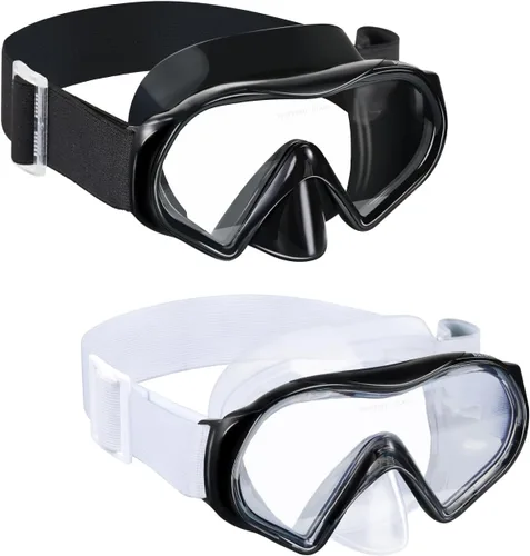Miniatura 24 de Aegend Máscara de buceo para adultos y jóvenes, antivaho anti-UV, amplia visión, máscara de esnórquel para buceo, natación, esnórquel