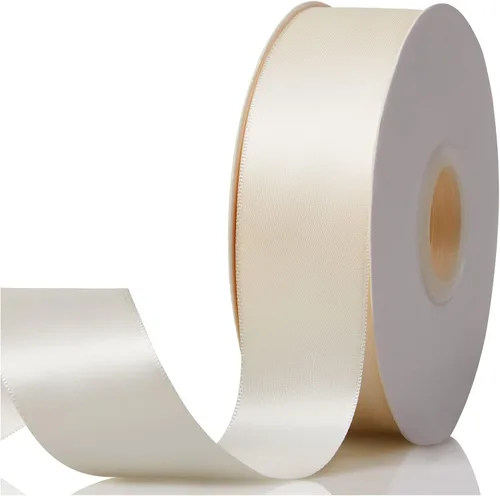 Miniatura 86 de Cinta de satén de doble cara verde manzana de 1-1/2 x 50 yardas, rollos de cinta de tela de alta densidad de color sólido, ideal para envolver