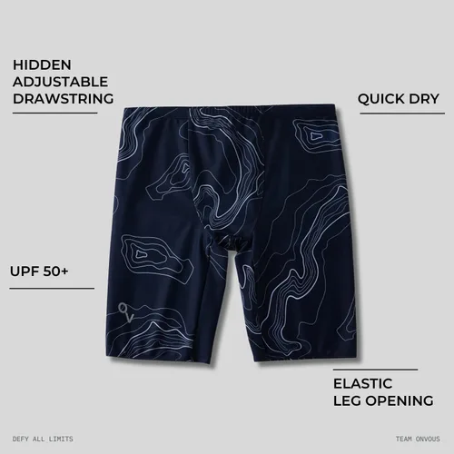 Miniatura 4 de Jammers de natación de la serie Pro para hombre Traje de baño deportivo para hombre Jammer para hombre Jammers de natación para hombre talla 28-38