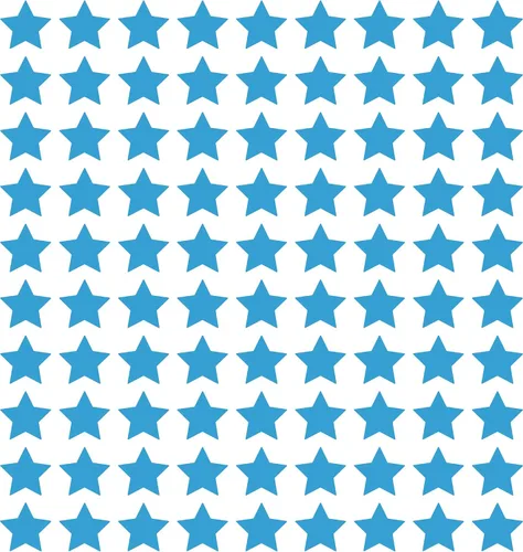 Miniatura 45 de LiteMark Durable Stars, calcomanía roja brillante de 5.5 pulgadas, uso en hormigón liso, azulejos, vidrio, paquete de 8 estrellas Rojo