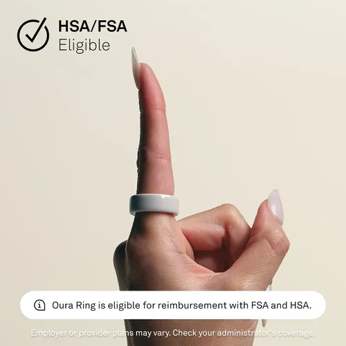 Miniatura 8 de Oura Anillo 4 Cerámica - Nube - Talla 4 - Confirma tu talla antes de realizar la compra