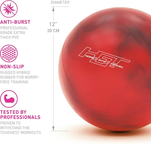 Miniatura 2 de Pelota de entrenamiento – Pelota de pilates – Pelota de barre – Pelota de boxeo – Mini pelota de ejercicio – Pelota de gimnasio – Pelota