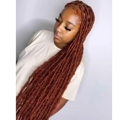 Miniatura 8 de 6 Paquetes Soft Locs Cabello de Ganchillo Pre Looped Faux Locs Trenzas de Ganchillo Goddess Locs Dreadlocs Cabello Sintético Para Mujeres Negras 1b