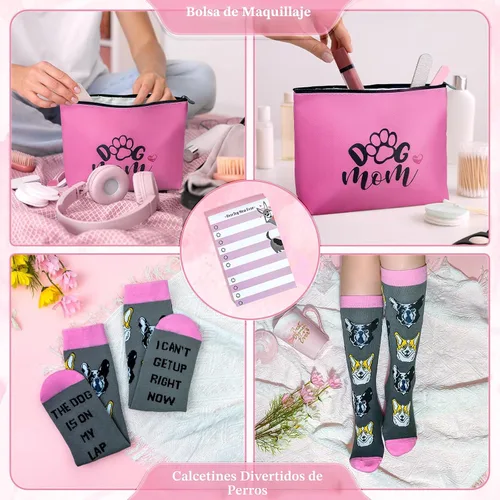 Miniatura 5 de Regalos de mamá para mujeres, regalos amantes de los perros para amantes de los perros, cesta de regalo con temática de perros, regalos