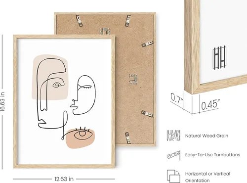 Miniatura 3 de HAUS AND HUES Impresión artística minimalista de mujer, póster de figura femenina, arte abstracto de pared neutro, arte de pared de dibujo lineal