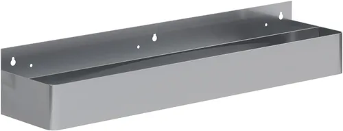 Miniatura 28 de AmGood 36 in. Rack de carril de velocidad de acero inoxidable de doble nivel para barras comerciales, NSF