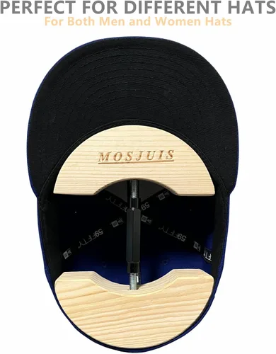Miniatura 3 de MOSJUIS Hat Stretcher Adjustable to All Hats Size Heavy Duty Hat Stretchers for Fitted Men Cowboy Fedora Baseball Caps
