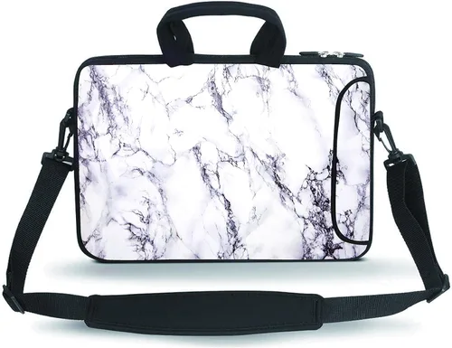 Miniatura 15 de Bolsa bandolera para portátil HYUTOTA de 11 a 15.6 pulgadas para Laptop/Chromebook/Ultrabook Notebook PC, Acuarela (Abstract Watercolor)