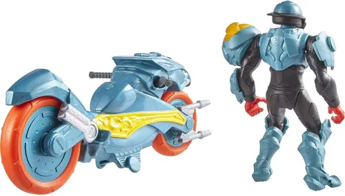 Miniatura 6 de Masters of the Universe He-Man y la figura de acción + vehículo basado en series animadas, personajes de batalla articulados, regalo para 4 años