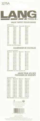 Miniatura 2 de A & E Hand Tools 3275A Juego de Galgas de Espesores