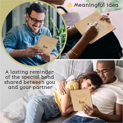 Miniatura 4 de STOFINITY Tarjetas de amor para él, tarjetas de feliz aniversario para marido y esposa, bonitos regalos románticos para ella, tarjeta de regalo
