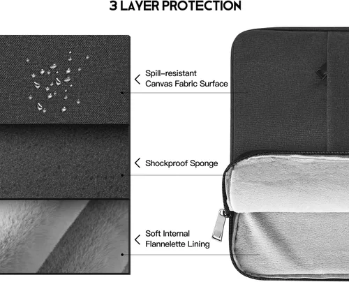 Miniatura 4 de Funda para laptop de 13 pulgadas para Surface Laptop 7 6 5 4 13.5, Surface Studio 14.4, Lenovo Yoga 6 13, Dell XPS 13, Dell Inspiron 13, ACER Lenovo