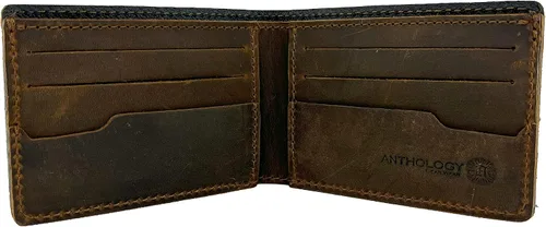 Miniatura 3 de Anthology Gear Handmade Full Grain Minimalist Leather Wallet For Men (Whiskey Brown)