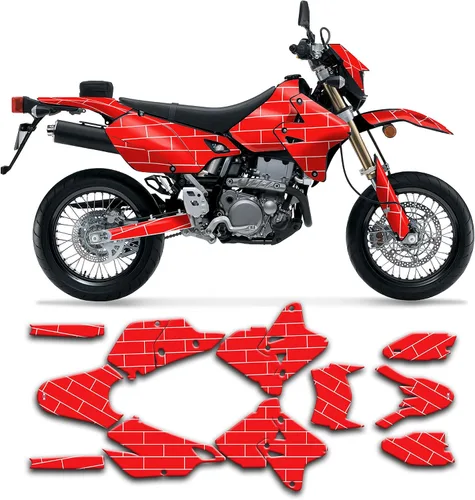 Miniatura 35 de Kit de calcomanías personalizadas para Suzuki DRZ400 E / DRZ400 Enduro / DRZ400E / DR-Z400E / DRZ400 EN 1999-2024, SZDRSE9919003-KO