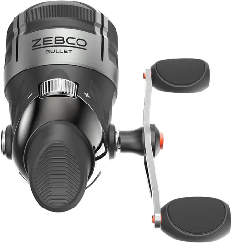 Miniatura 8 de Zebco Bullet Spincast Fishing Reel, Durable All-Metal Construction, Solid-Brass Pinion Gear, Pre-Spooled with 10-Pound Zebco Fishing Line, Black