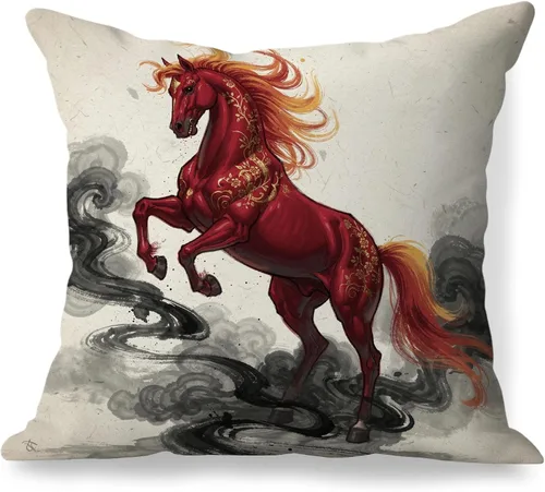 Miniatura 13 de Fundas de almohada de 12 x 20 pulgadas, regalos para amantes de los caballos, fundas de almohada lumbares decorativas para el hogar, sala de estar