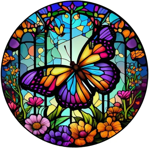 Miniatura 8 de Kits de punto de cruz estampado para adultos - Kits de bordado de flores de libro para principiantes adultos, 11 CT patrones dimensiones kits