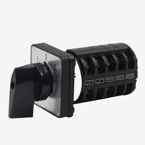 Miniatura 10 de Interruptor selector de cambio universal, interruptor de transferencia de potencia, 3 posiciones 4 terminales, LW8-10 D101/1 220V 10A Motor